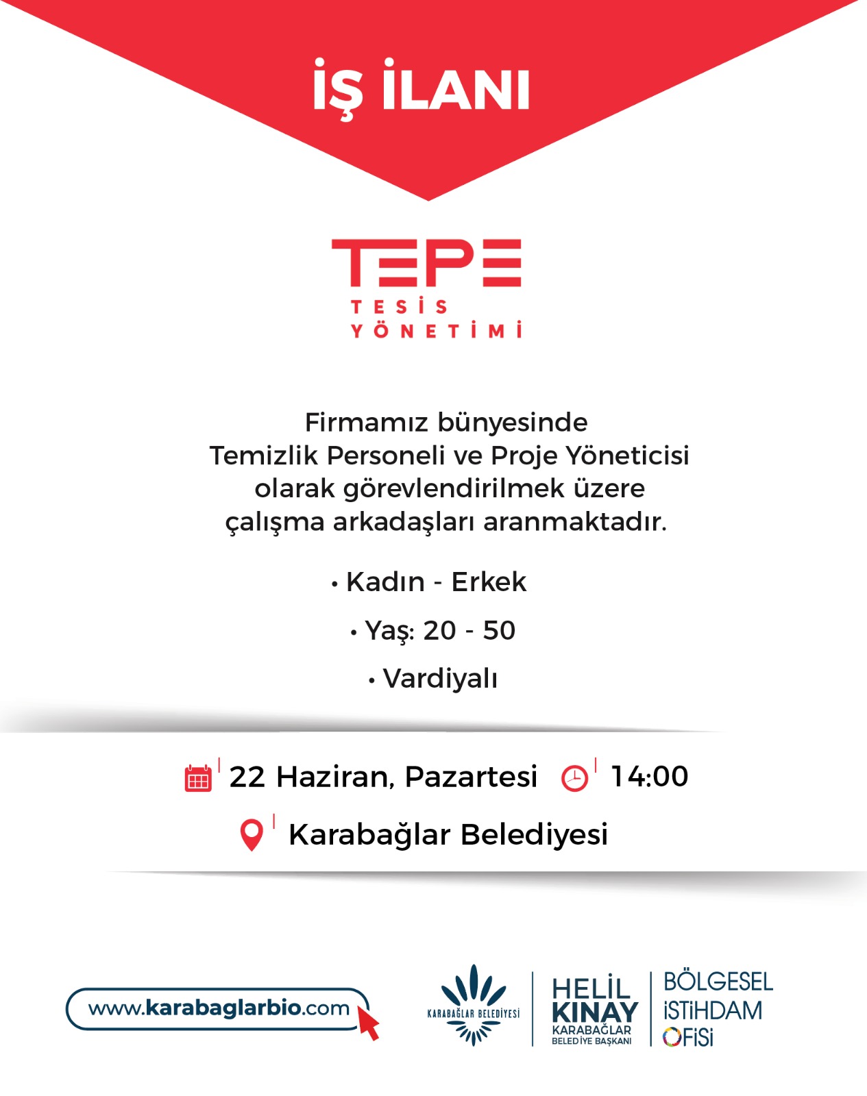 TEPE TESİS YÖNETİMİ  22 HAZİRAN SAAT 14:00 TOPLU İŞ GÖRÜŞMESİ 