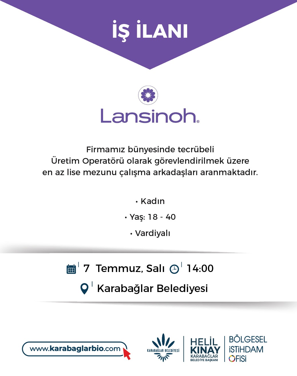  Lansinoh 7 TEMMUZ SAAT 14:00 TOPLU İŞ GÖRÜŞMESİ 