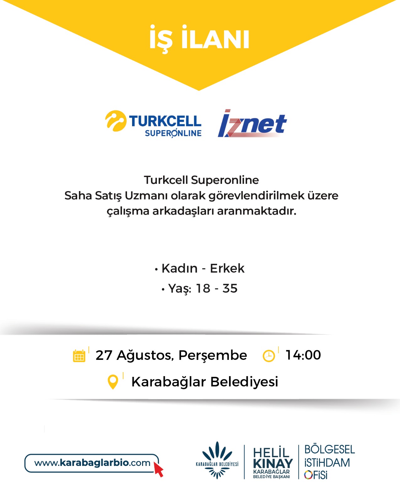Turkcell Superonline  27 AĞUSTOS SAAT 14:00 TOPLU İŞ GÖRÜŞMESİ 